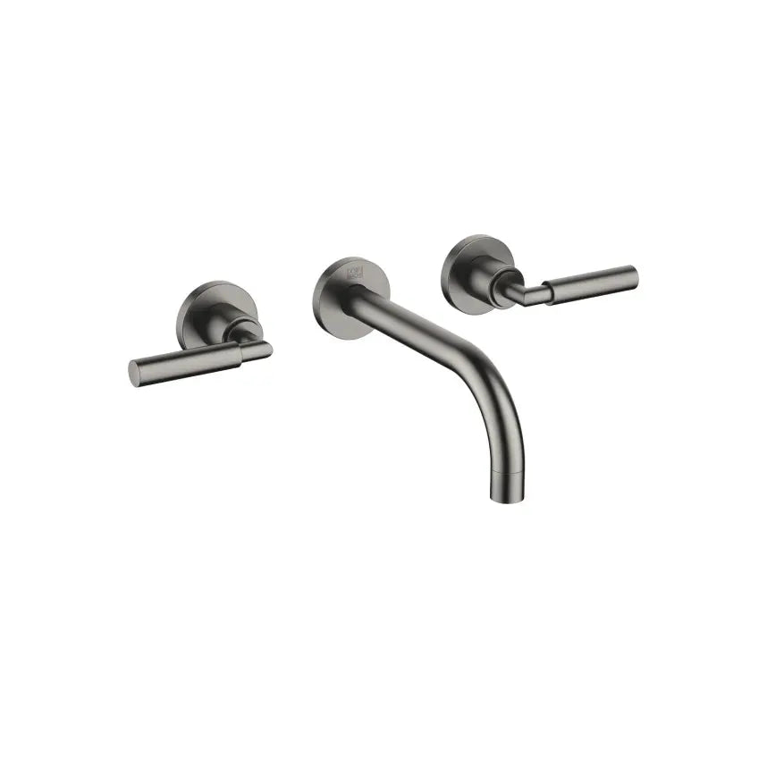Dornbracht Tara Wall-Mounted Three-Hole Lavatory Mixer without Drain by Dornbracht
