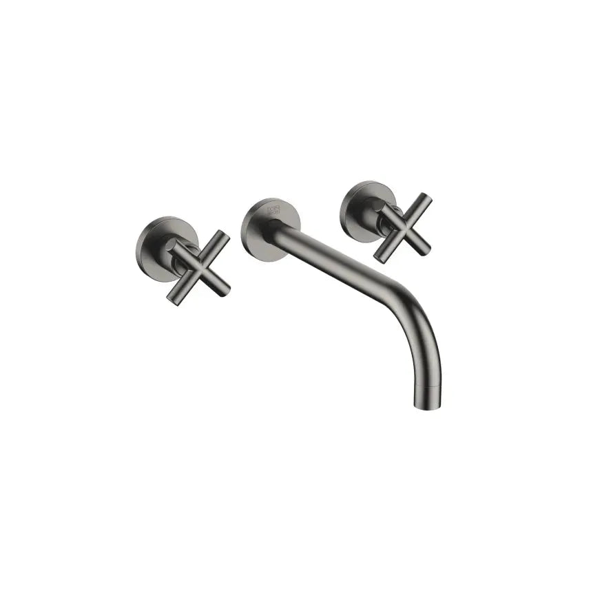 Dornbracht Tara Wall-Mounted Three-Hole Lavatory Mixer without Drain by Dornbracht