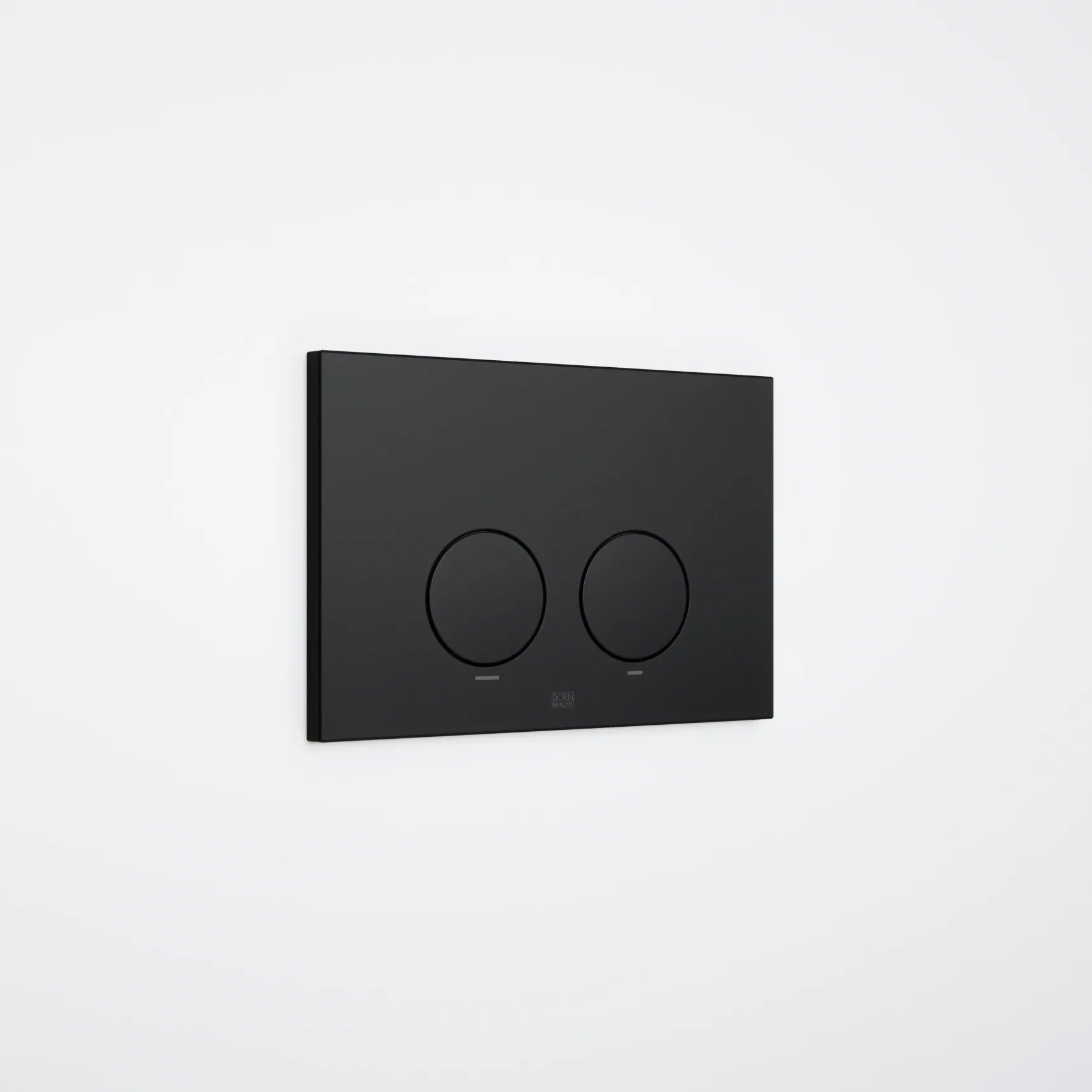 matte black flush plate