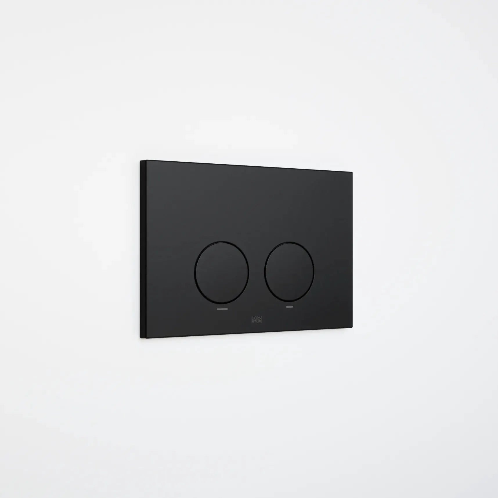 matte black flush plate