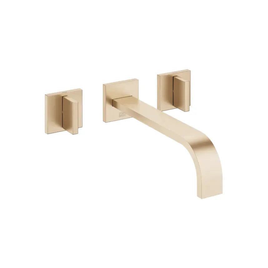 Dornbracht MEM Wall-Mounted Three-Hole Lavatory Mixer without Drain by Dornbracht