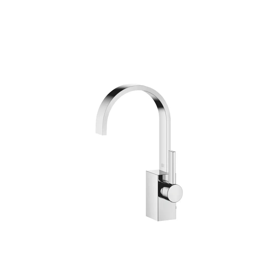 chrome lavatory mixer