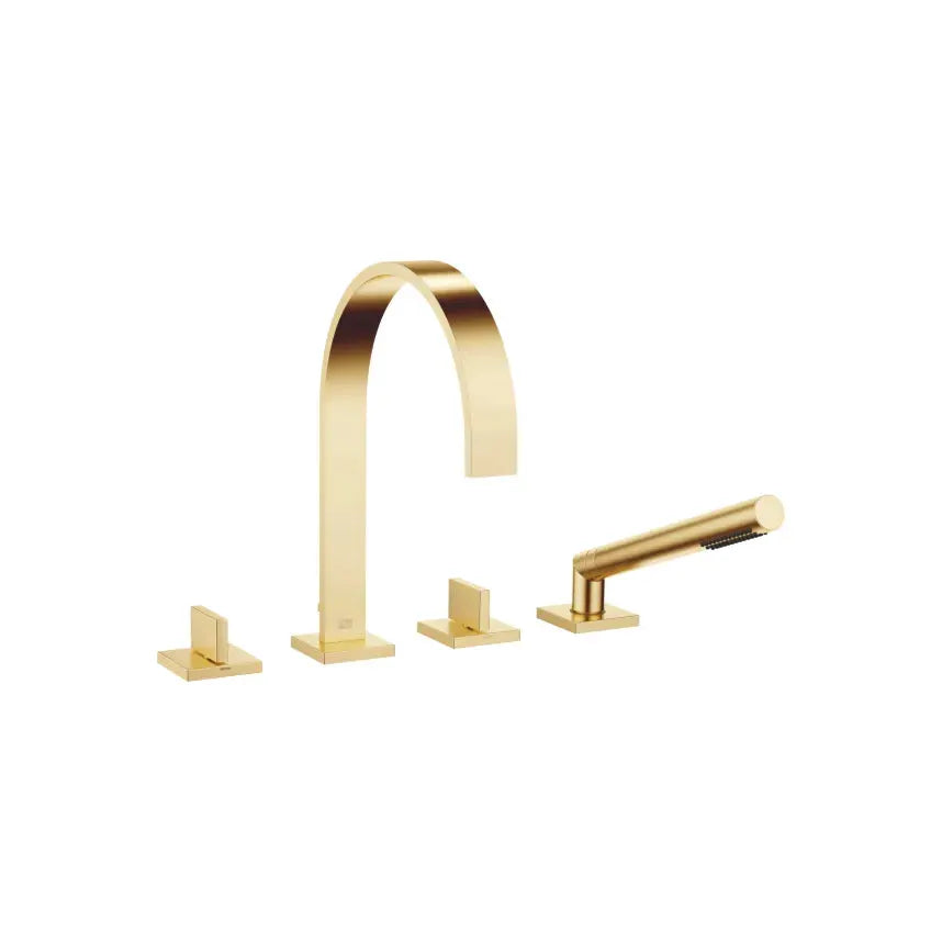 Dornbracht MEM Deck-Mounted Tub Mixer, With Hand Shower Set For Deck-Mounted Tub Installation by Dornbracht