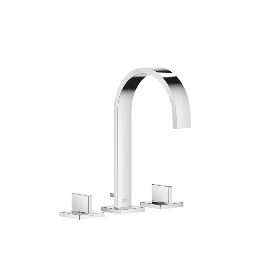 chrome lavatory mixer
