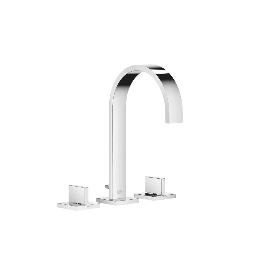 chrome lavatory mixer