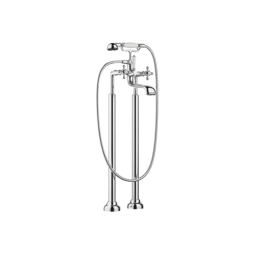 chrome two hole tub mixer