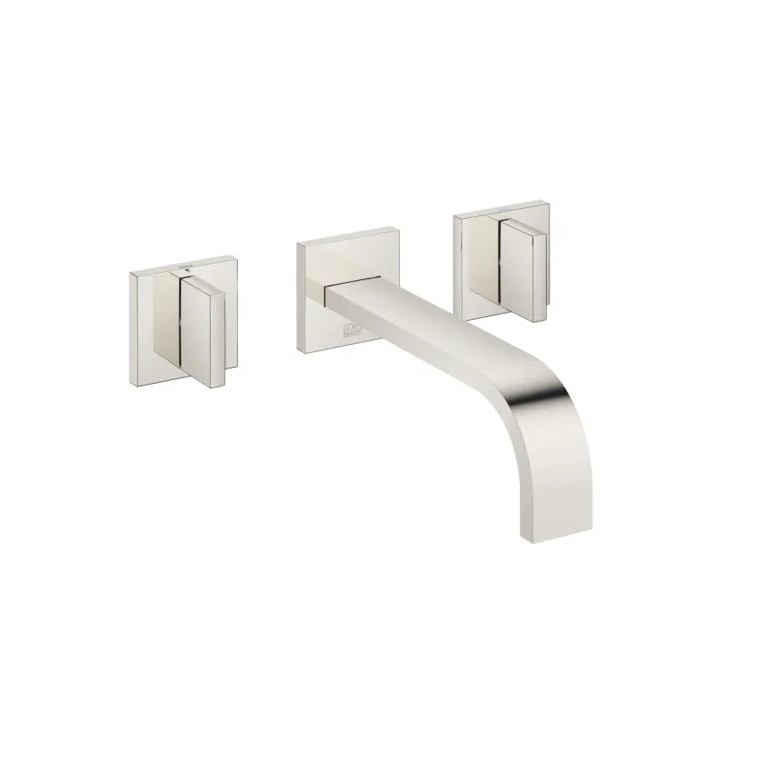 Dornbracht Mem Wall-Mounted Three-Hole Lavatory Mixer without Drain