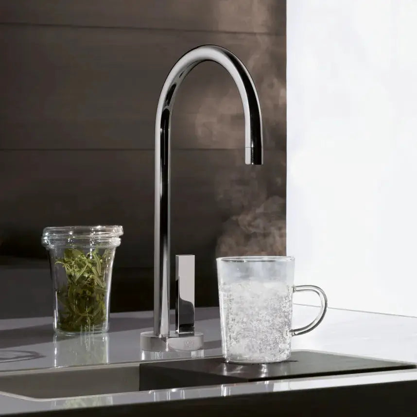 chrome water dispenser