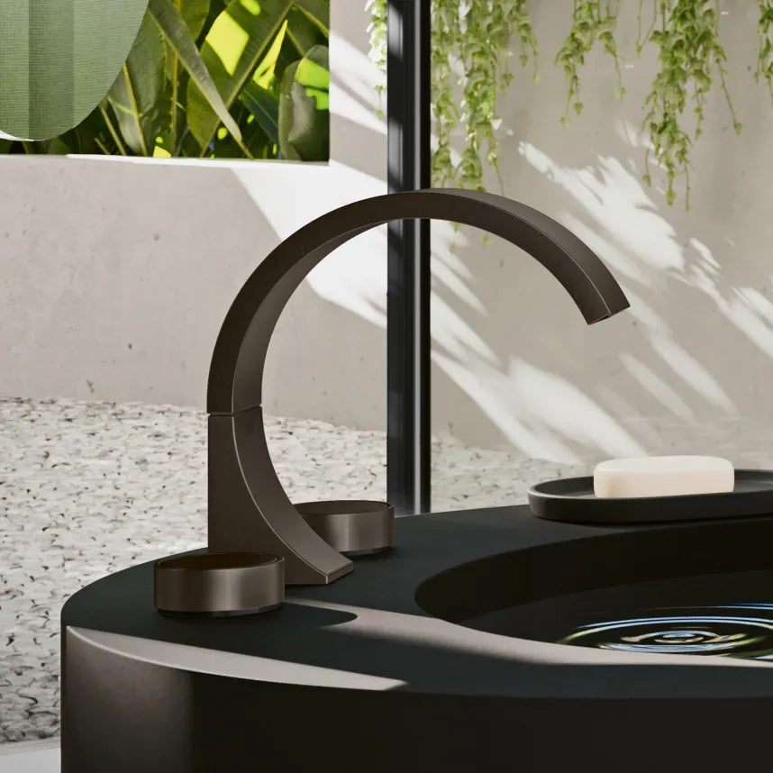 chrome lever tub mixer