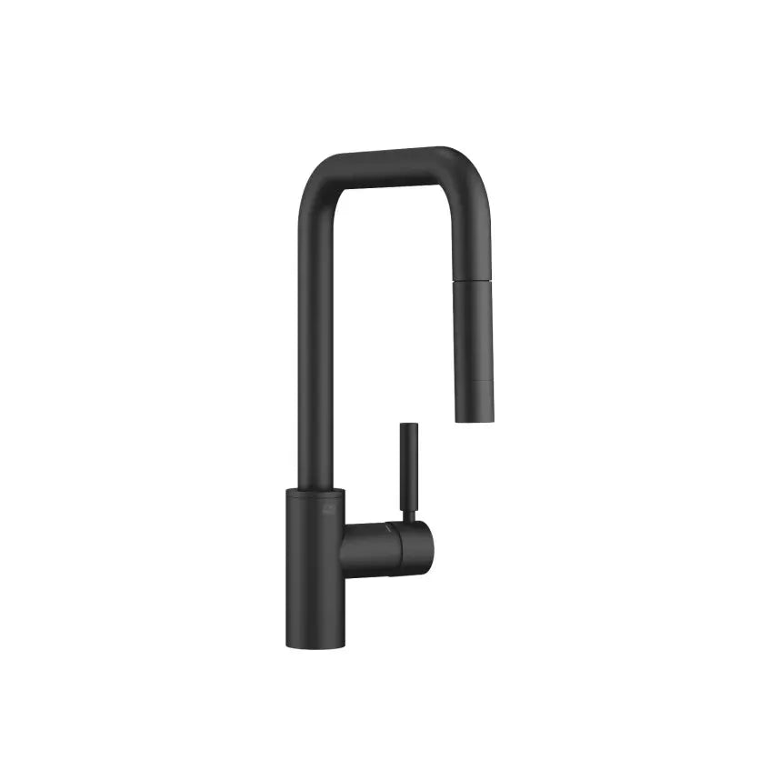 Dornbracht META SQUARE Single-Lever Mixer Pull-Down with Spray Function by Dornbracht
