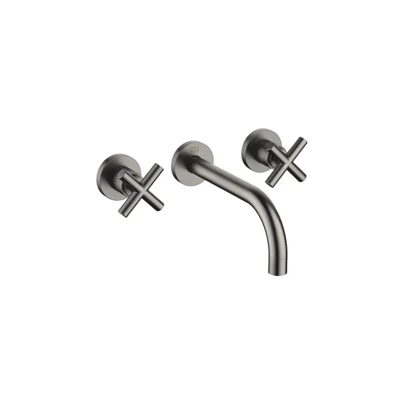 Dornbracht Tara Wall-Mounted Three-Hole Lavatory Mixer without Drain by Dornbracht
