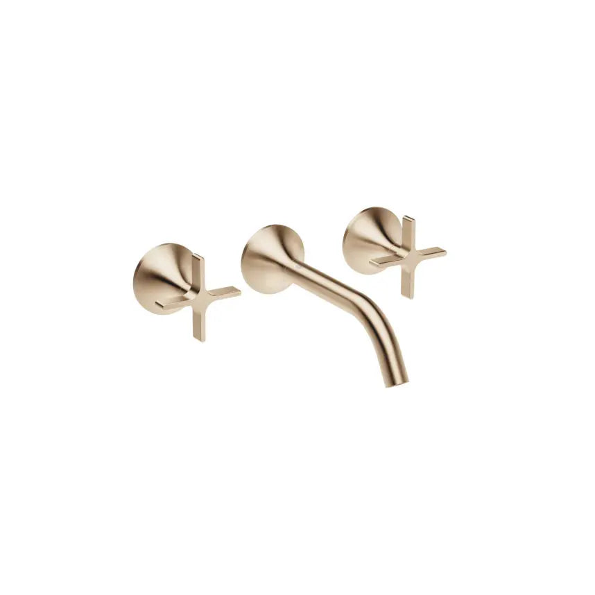 Dornbracht VAIA Wall-Mounted Three-Hole Lavatory Mixer without Drain by Dornbracht