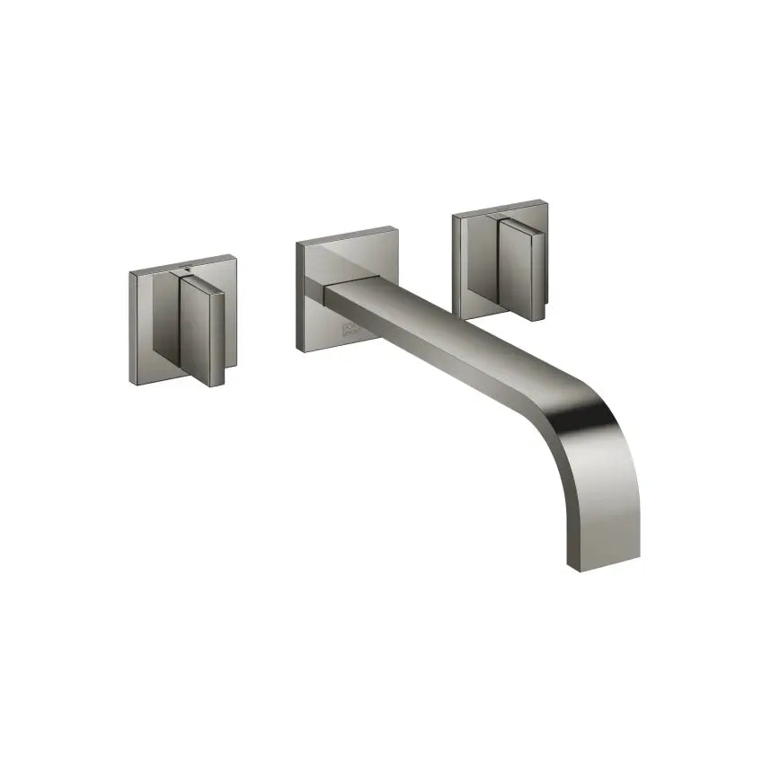 Dornbracht MEM Wall-Mounted Three-Hole Lavatory Mixer without Drain by Dornbracht