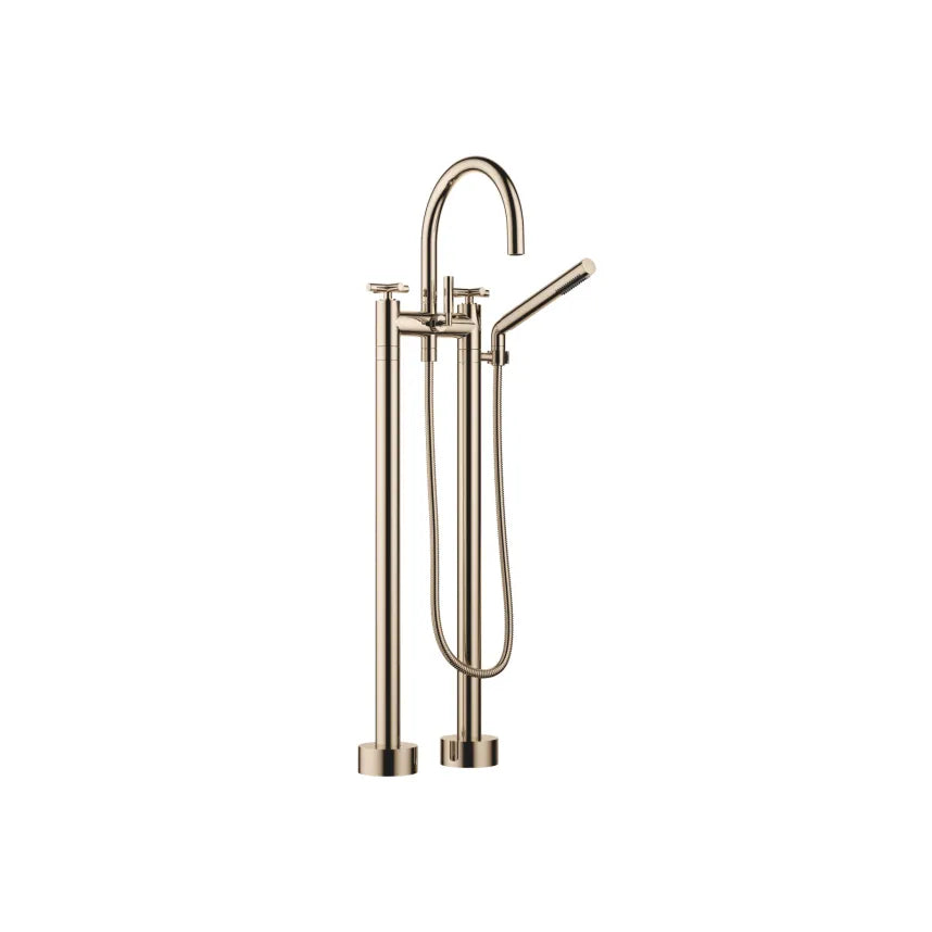 Dornbracht TARA Two-Hole Tub Mixer For Freestanding Installation With Hand Shower Set