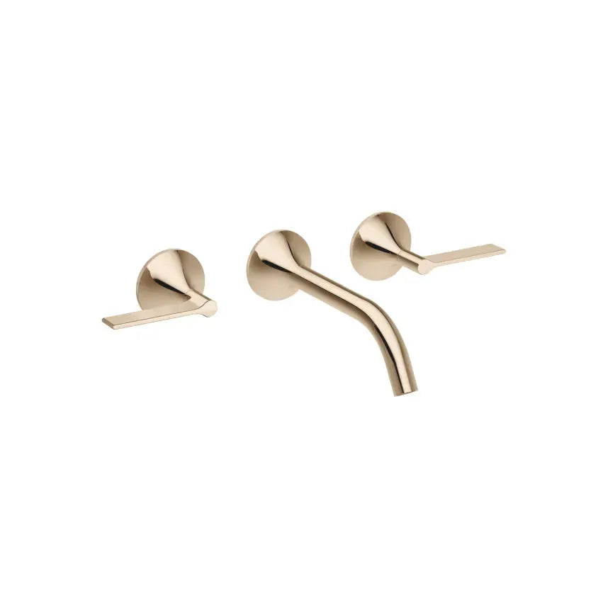 Dornbracht VAIA Wall-Mounted Three-Hole Lavatory Mixer without Drain by Dornbracht