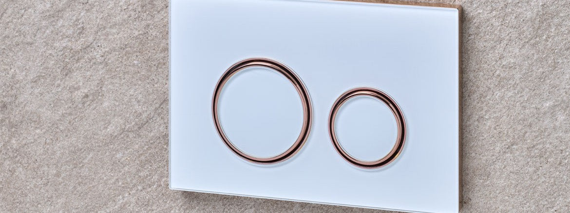 black chrome actuator plate