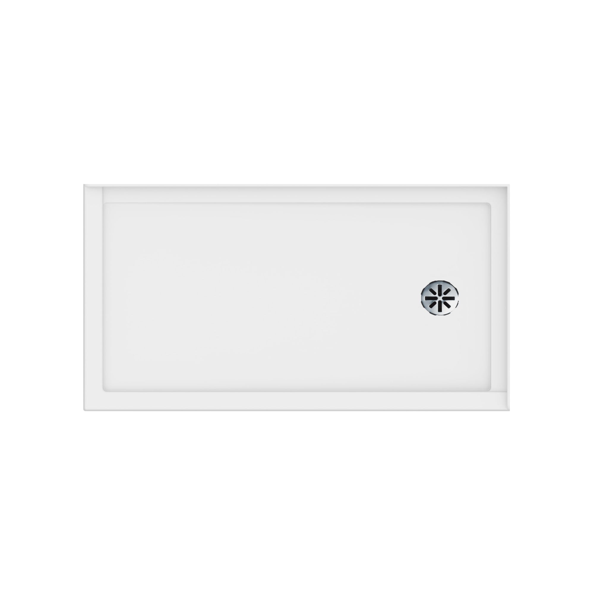 Neptune Impact Acrylic Shower Base in White