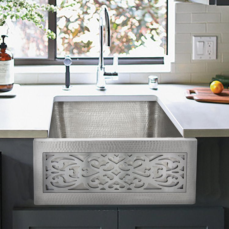 satin stainless steel sink