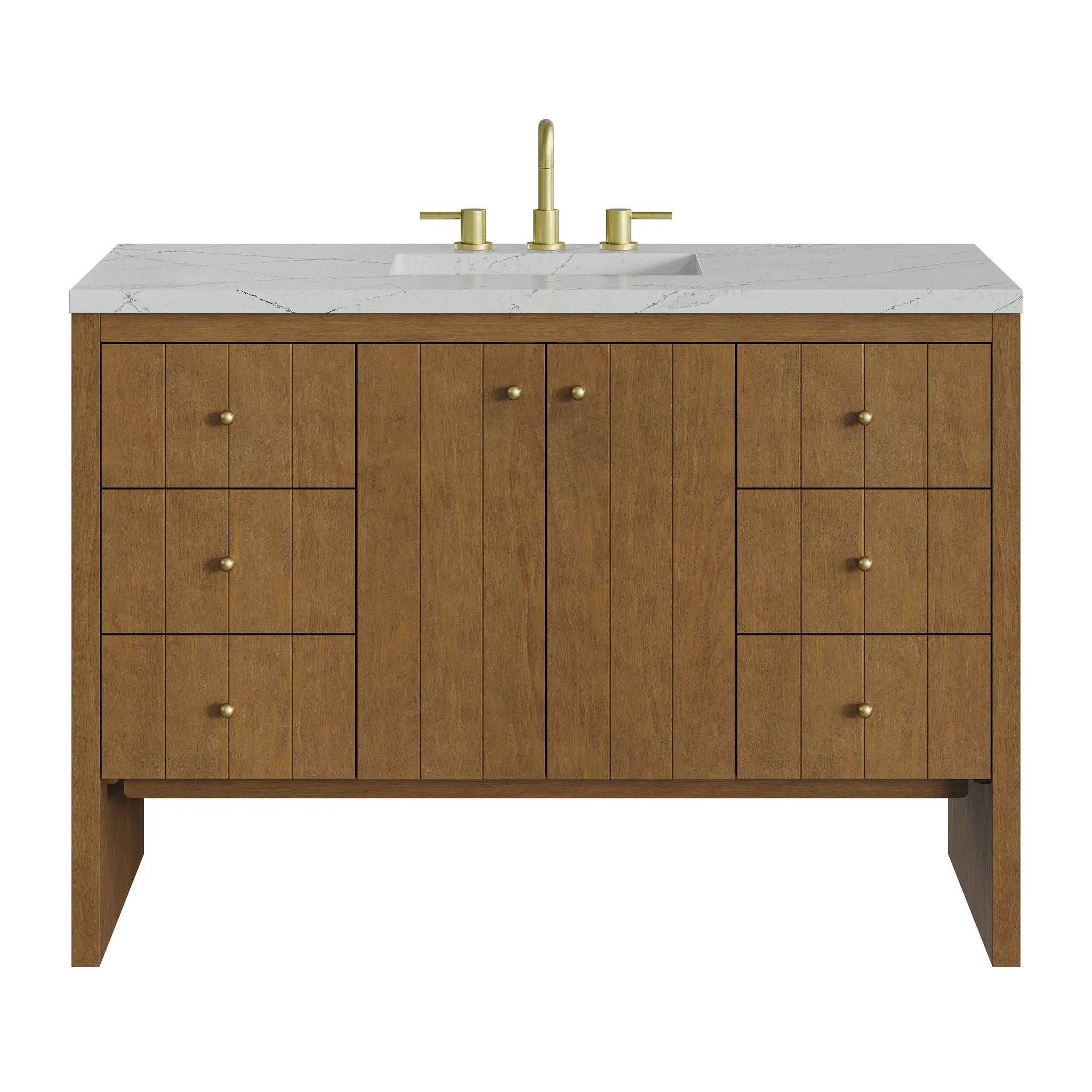James Martin Hudson 48" Single Vanity Set - Honey Oak by James Martin Vanities