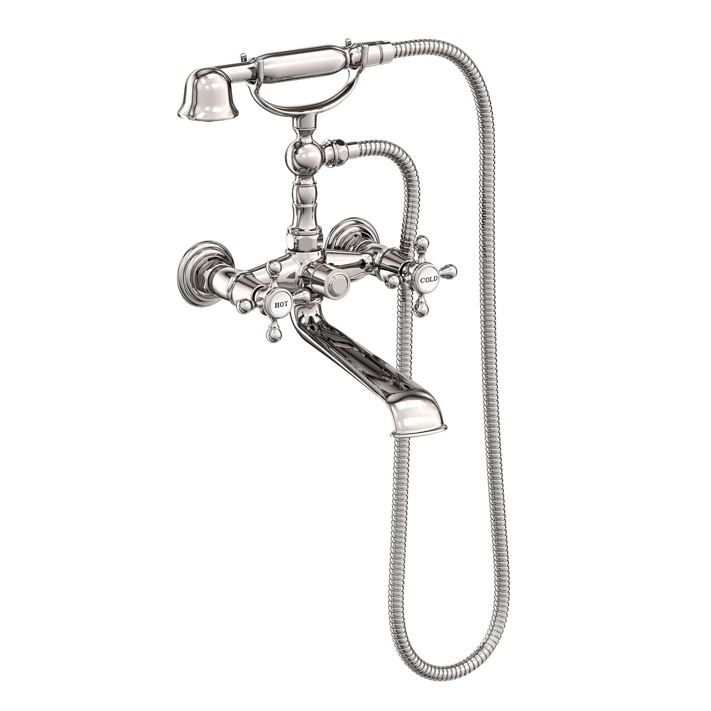 Newport Brass Chesterfield Exposed Tub & Hand Shower Set - Wall Mount