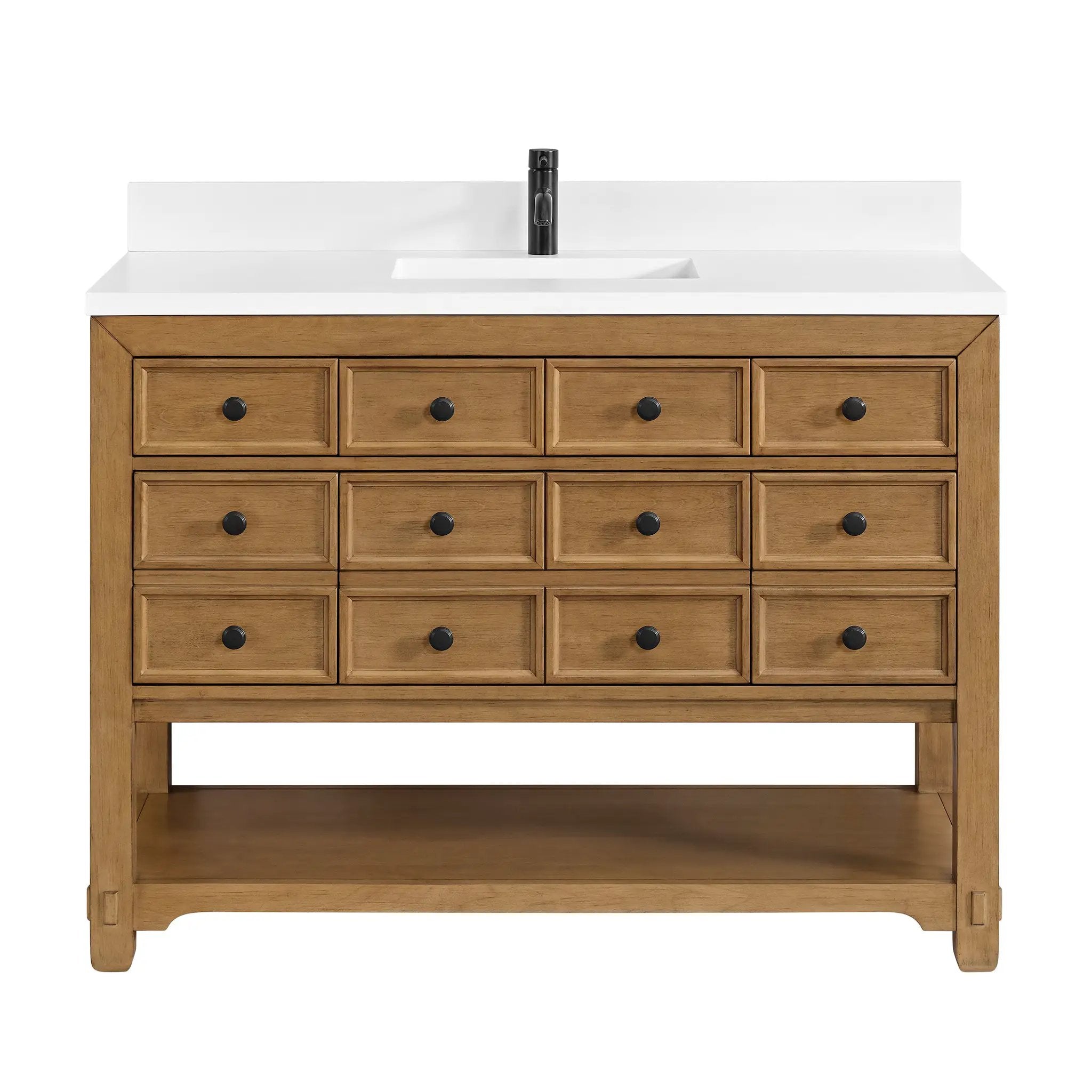 James Martin Malibu 48" Single Vanity Set - Amber Birch by James Martin Vanities