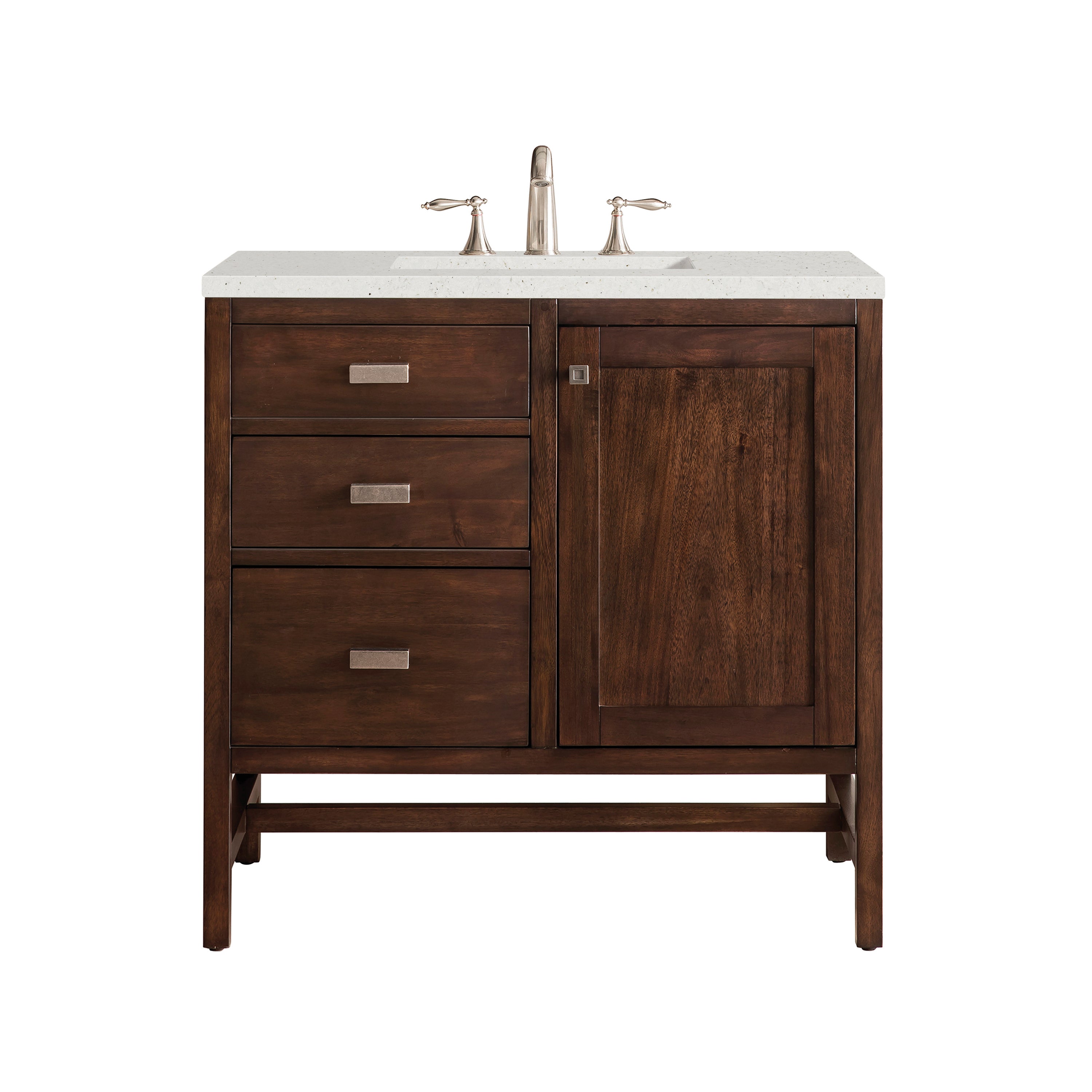 James Martin Vanities Addison 36" Single Vanity - Mid-Century Acacia