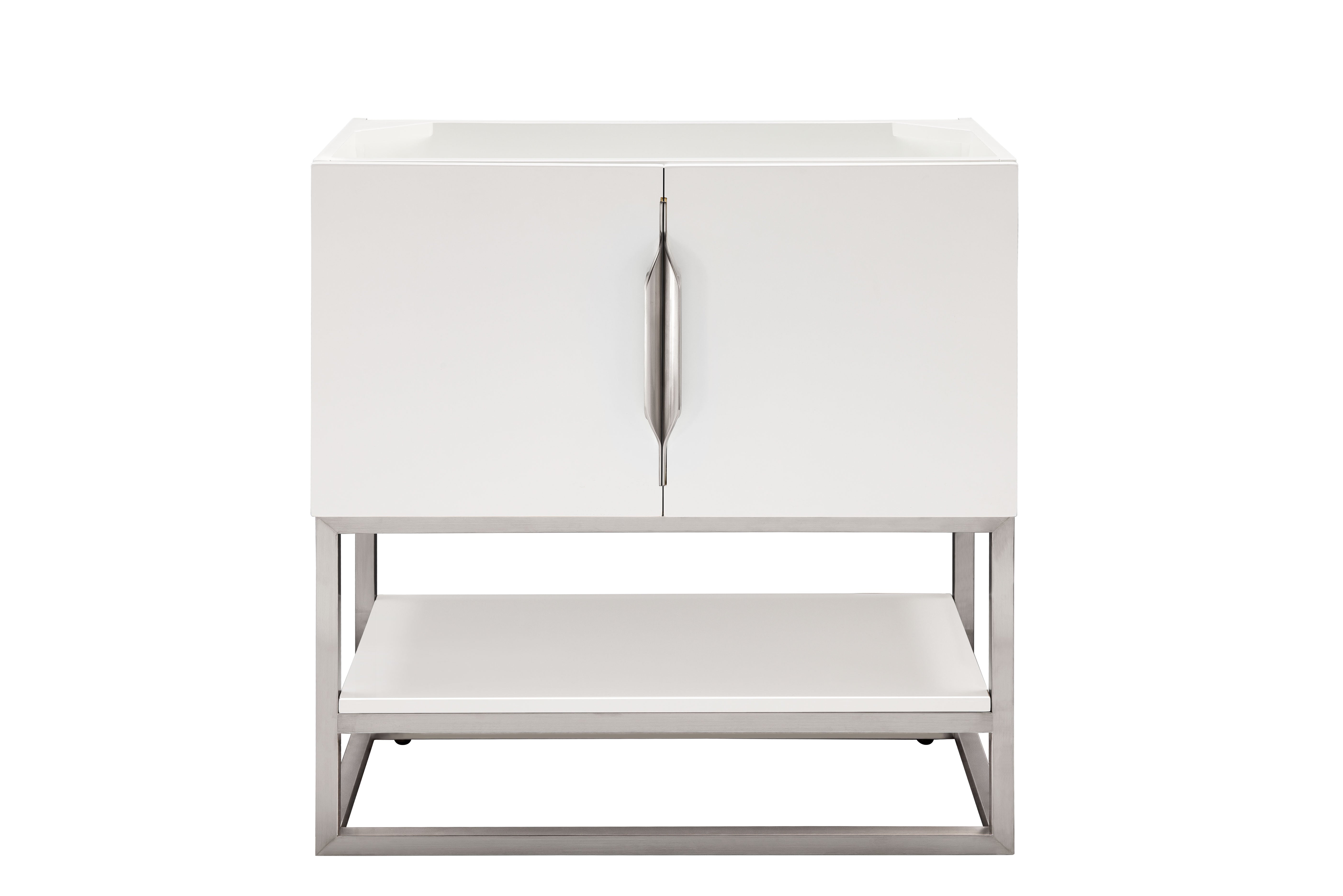 James Martin Vanities Columbia 31.5" Single Vanity Cabine With Brushed Nickel Base