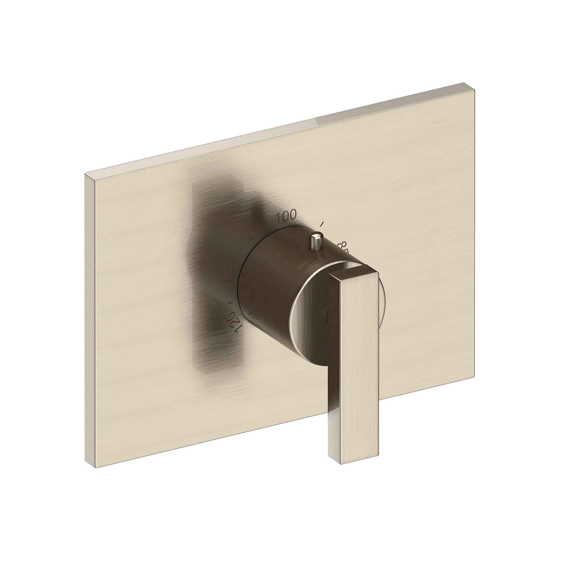 Newport Brass Secant 3/4" Rectangular Thermostatic Trim Plate with Handle