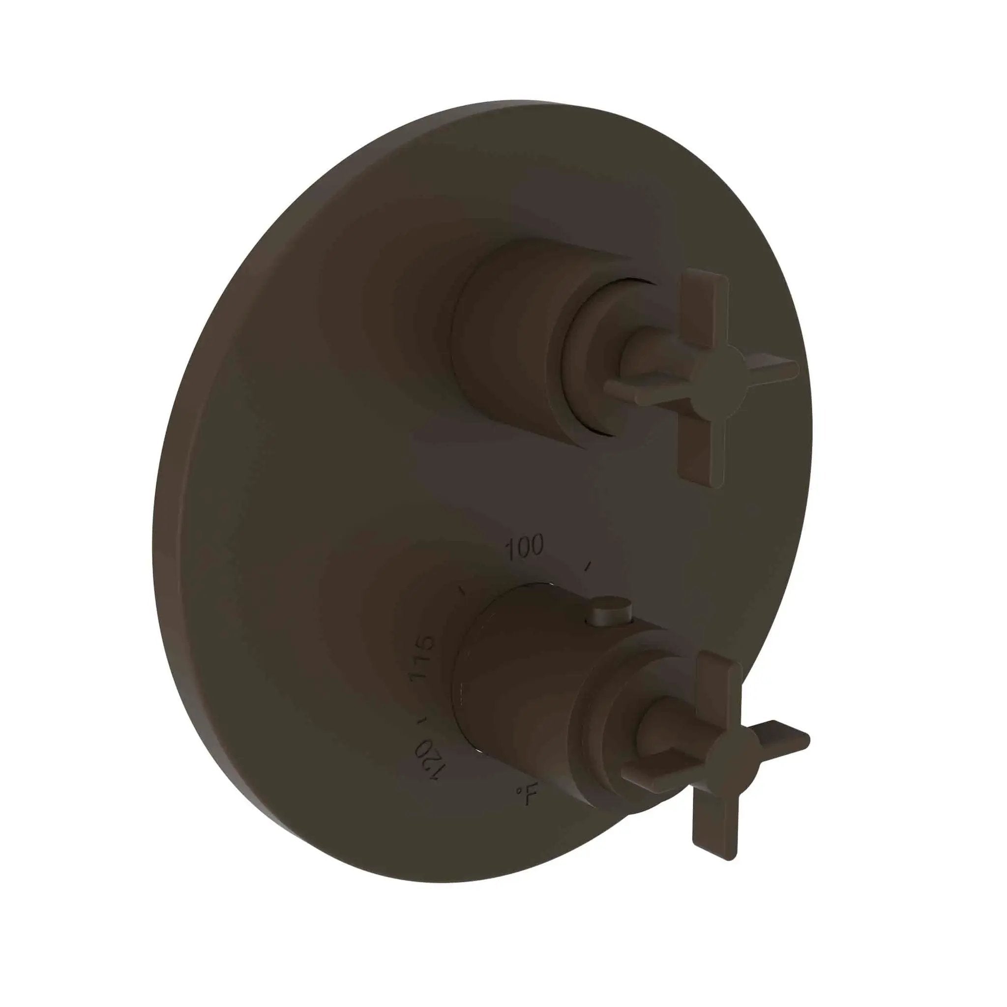 Newport Brass Tolmin 1/2" Round Thermostatic Trim Plate with Handle by Newport Brass