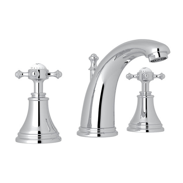 polished chrome bathroom faucet