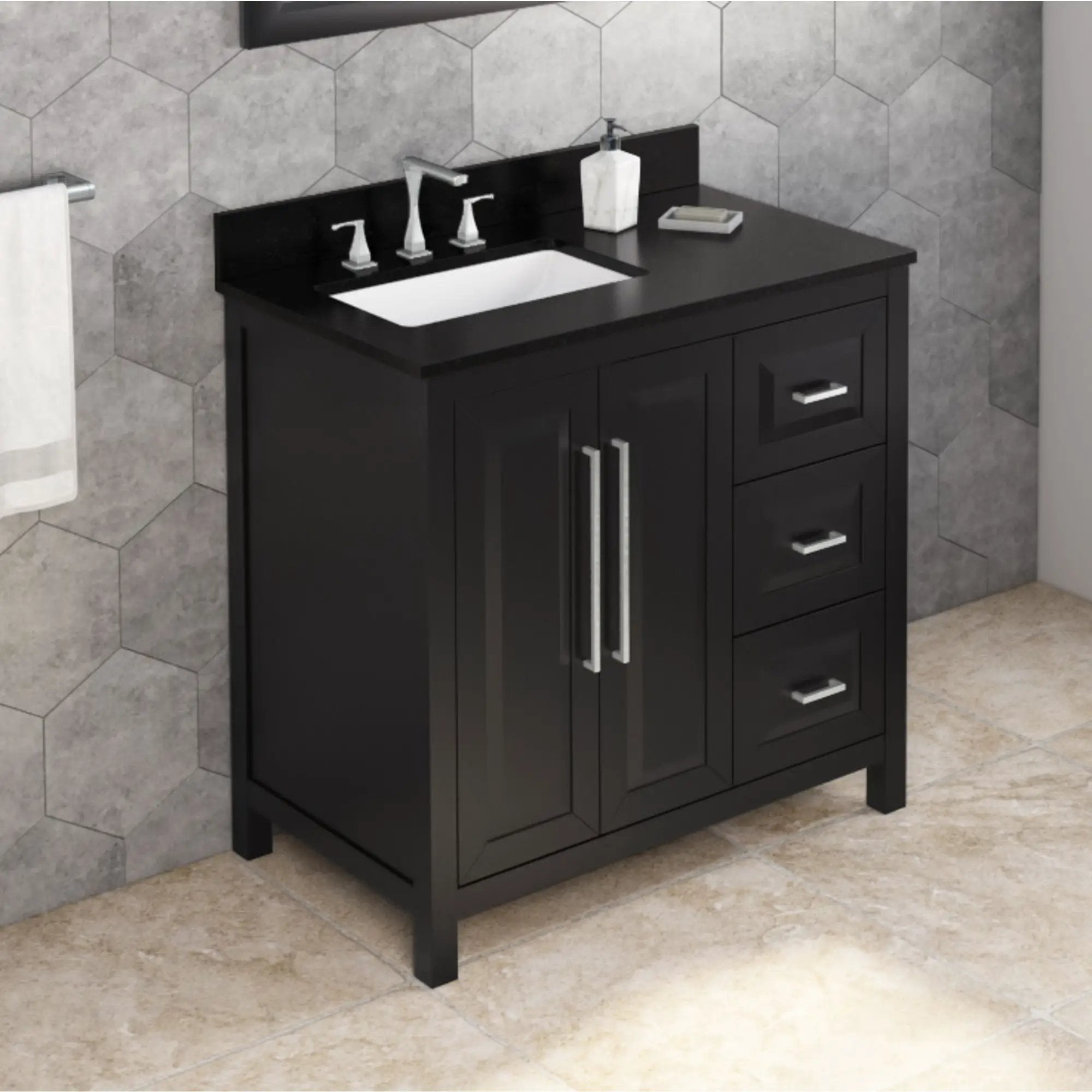 Jeffrey Alexander 36" Cade Vanity Set by Jeffrey Alexander