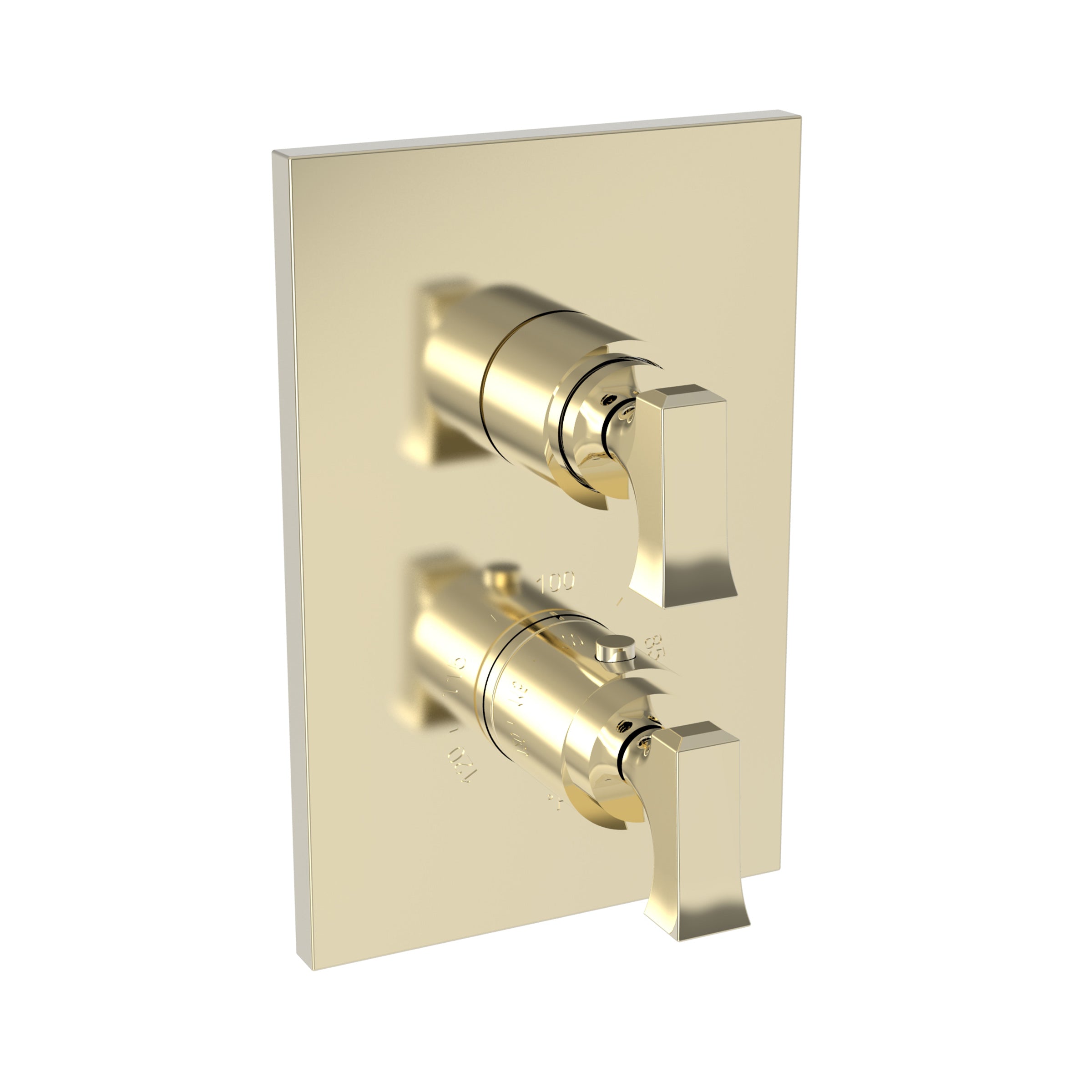 Newport Brass Joffrey 1/2" Square Thermostatic Trim Plate with Handle