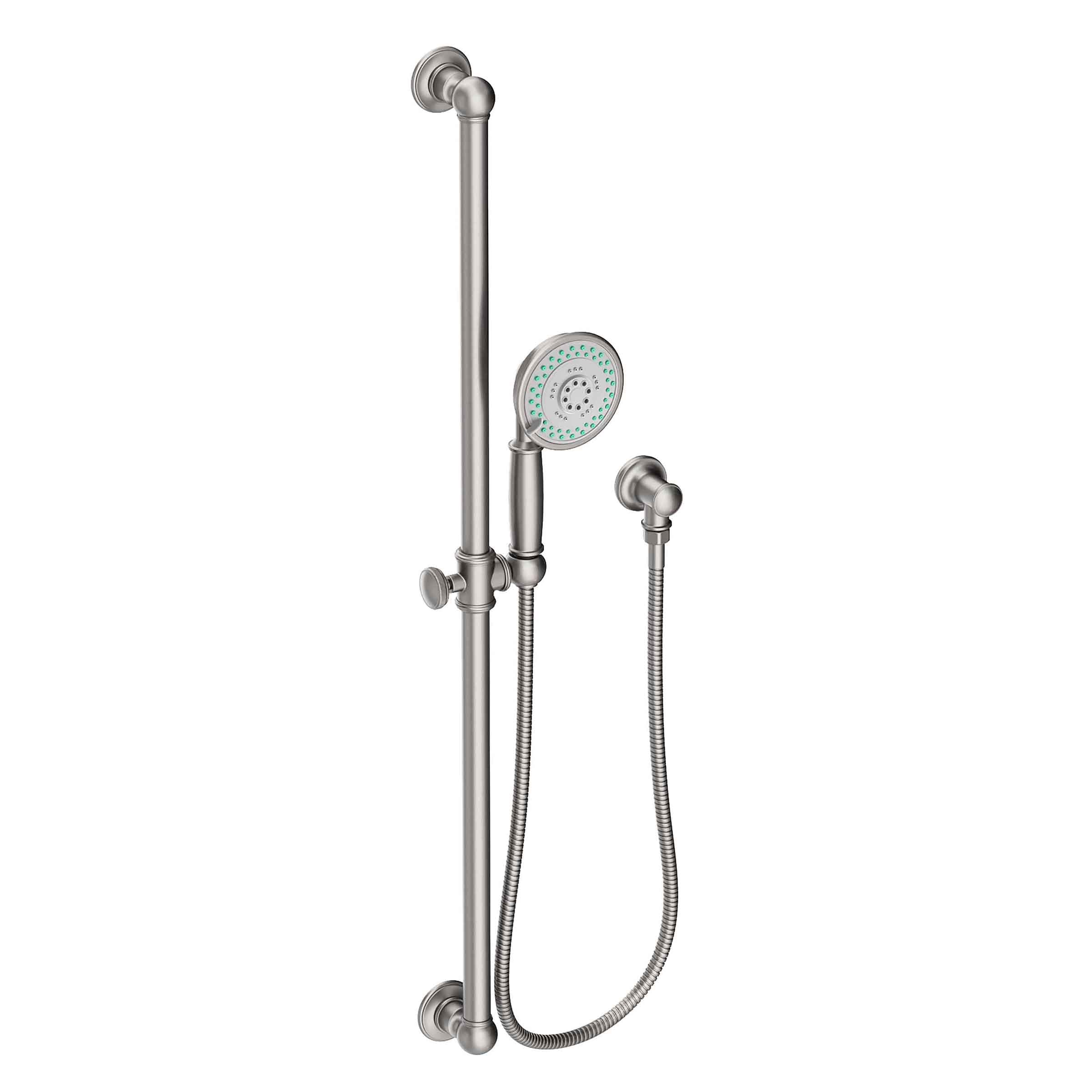 Newport Brass Tub & Shower Slide Bar with Single Function Hand Shower Set