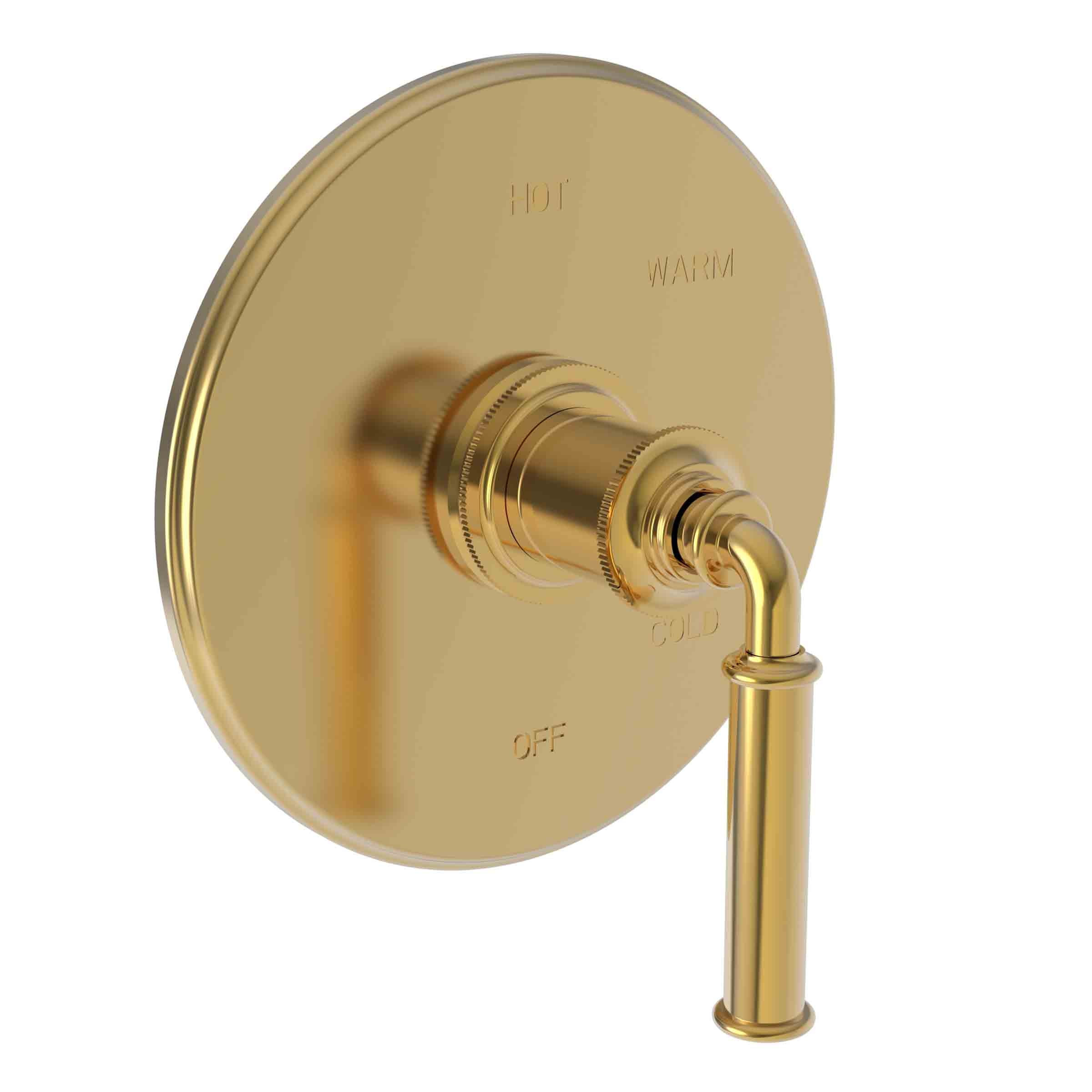 Newport Brass Taft Balanced Pressure Shower Trim Plate with Handle. Less showerhead, arm and flange.