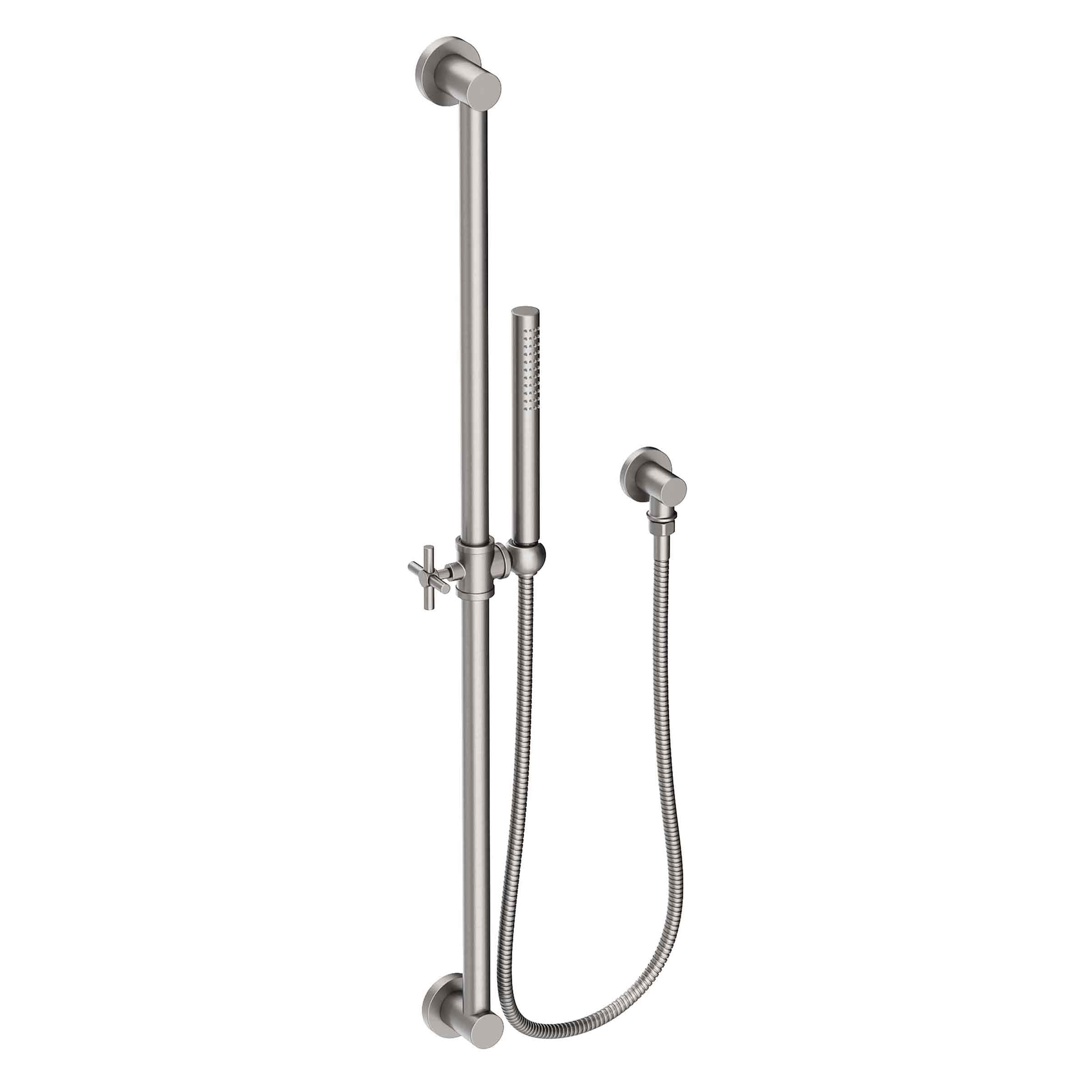 Newport Brass Tub & Shower Slide Bar with Single Function Hand Shower Set