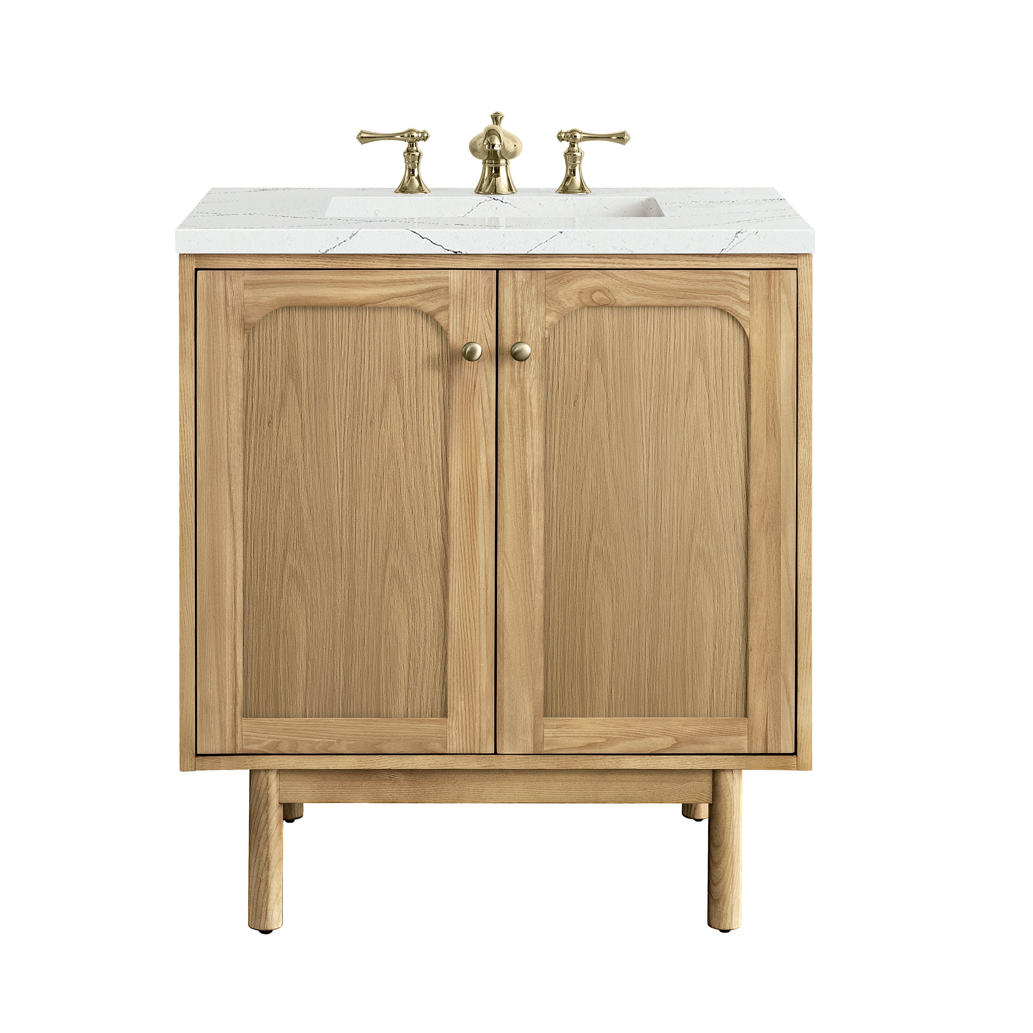James Martin Vanities Laurent 30" Single Vanity - Light Natural Oak
