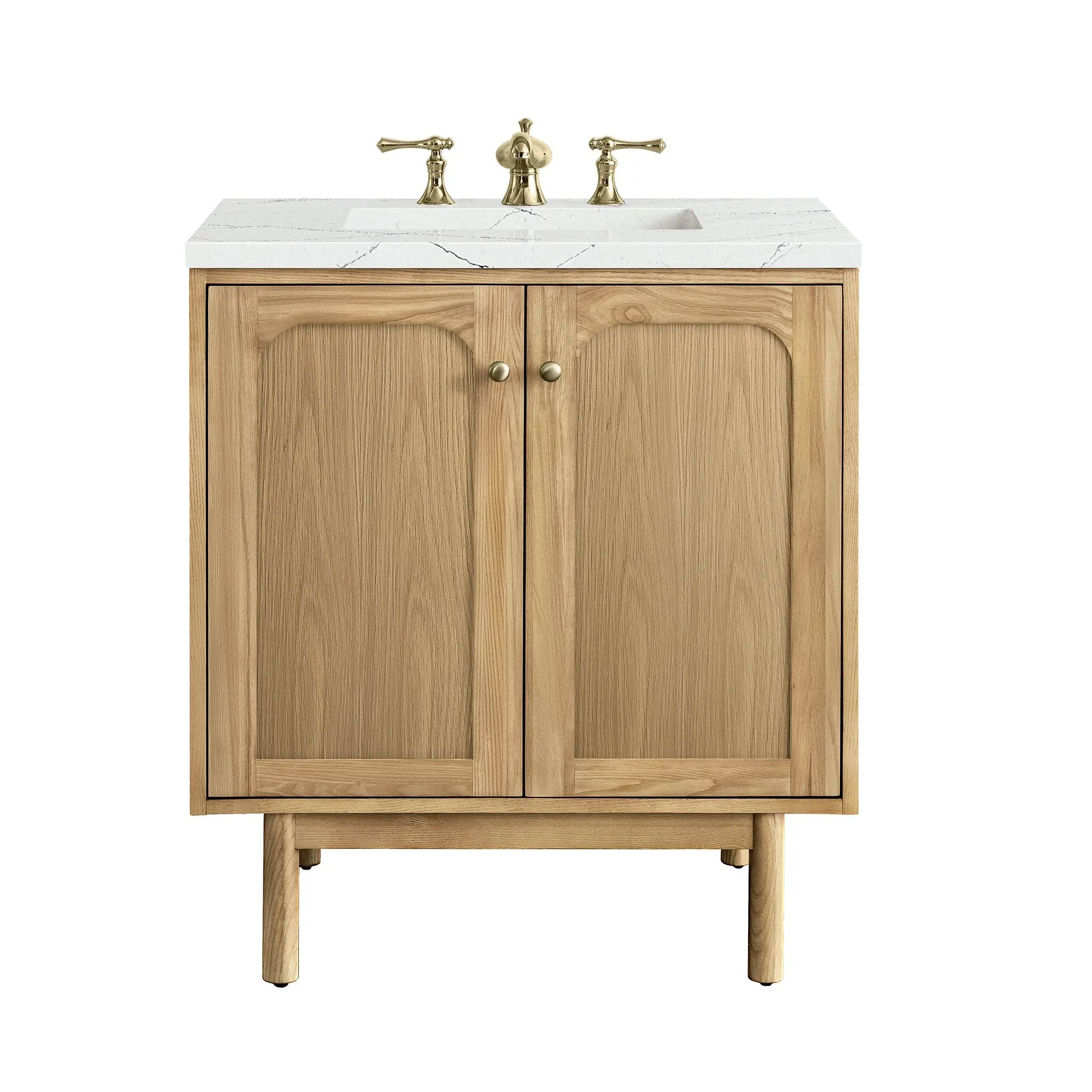 James Martin Laurent 30" Single Vanity Set - Light Natural Oak by James Martin Vanities