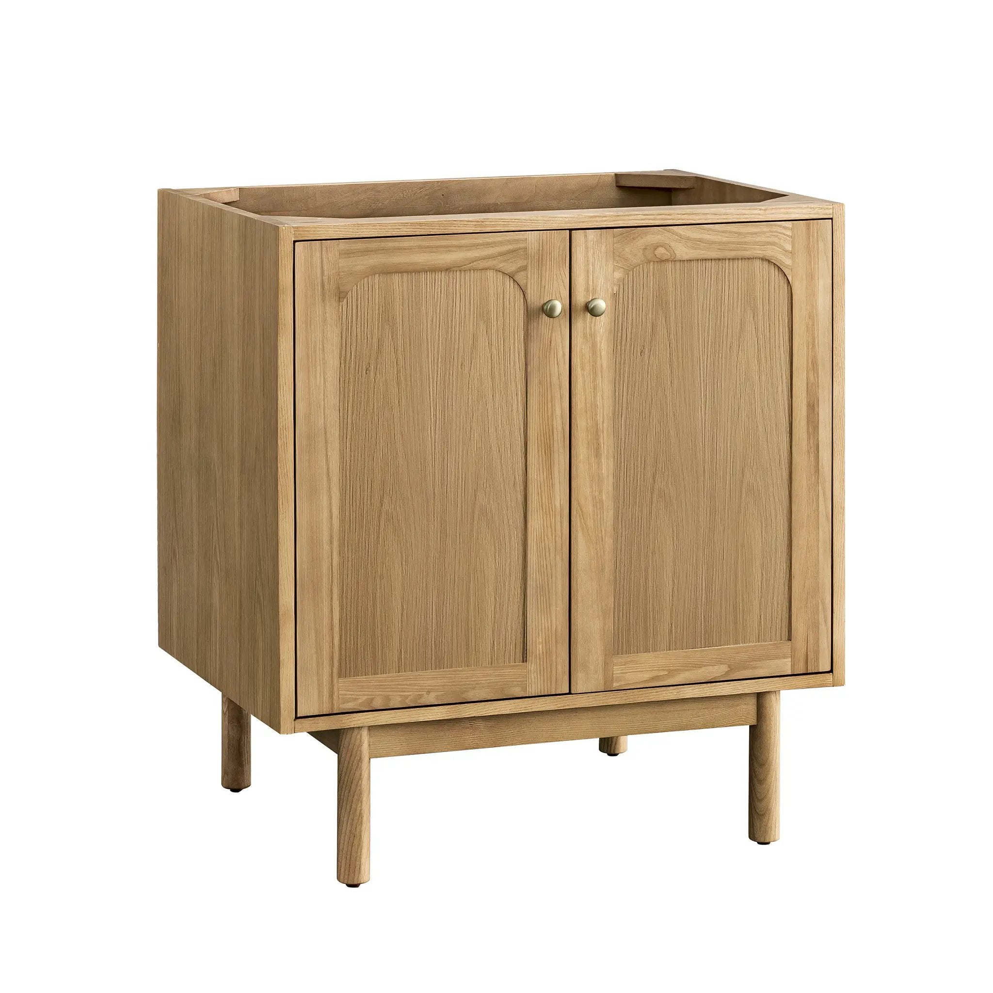 light natural oak vanity