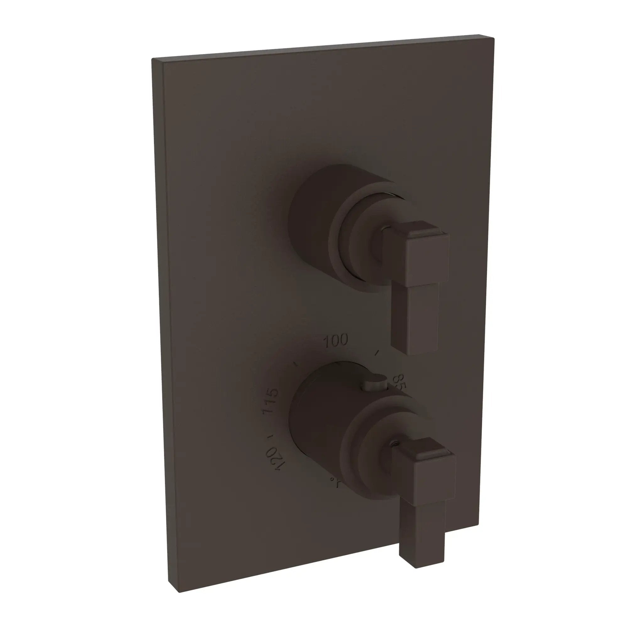 Newport Brass Malvina 1/2" Square Thermostatic Trim Plate with Handle by Newport Brass