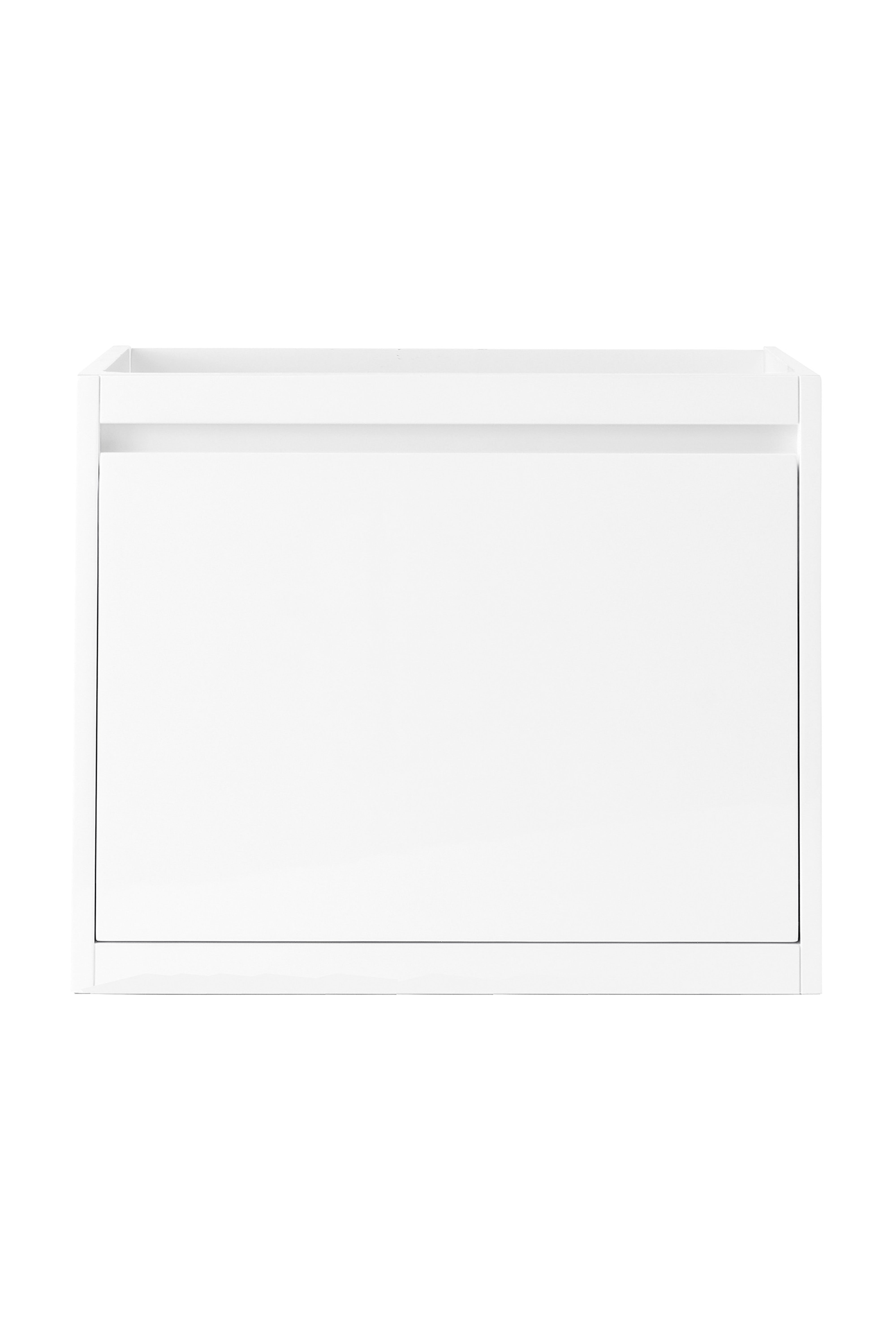 glossy white Vanity