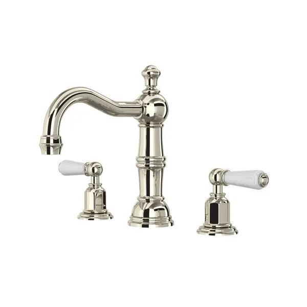 Rohl Perrin & Rowe Edwardian Widespread Lavatory Faucet with Column Spout by Rohl