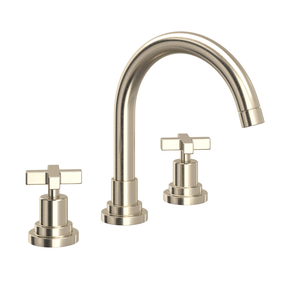 Rohl Lombardia Widespread Lavatory Faucet with C-Spout