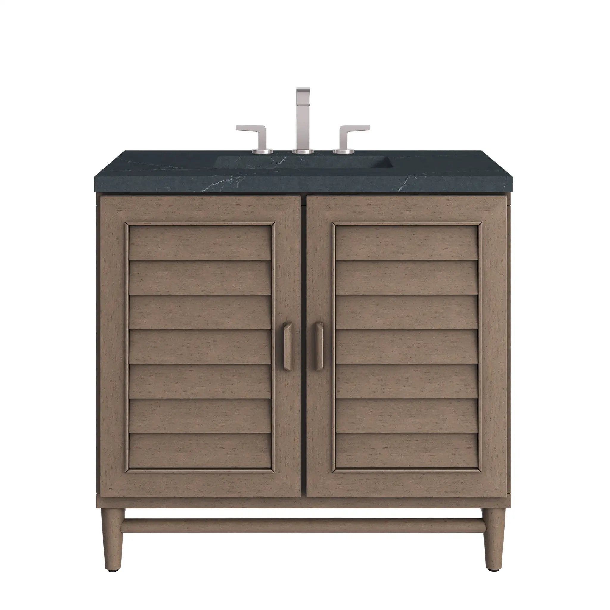 James Martin Portland 36" Single Vanity Set - Whitewashed Walnut by James Martin Vanities
