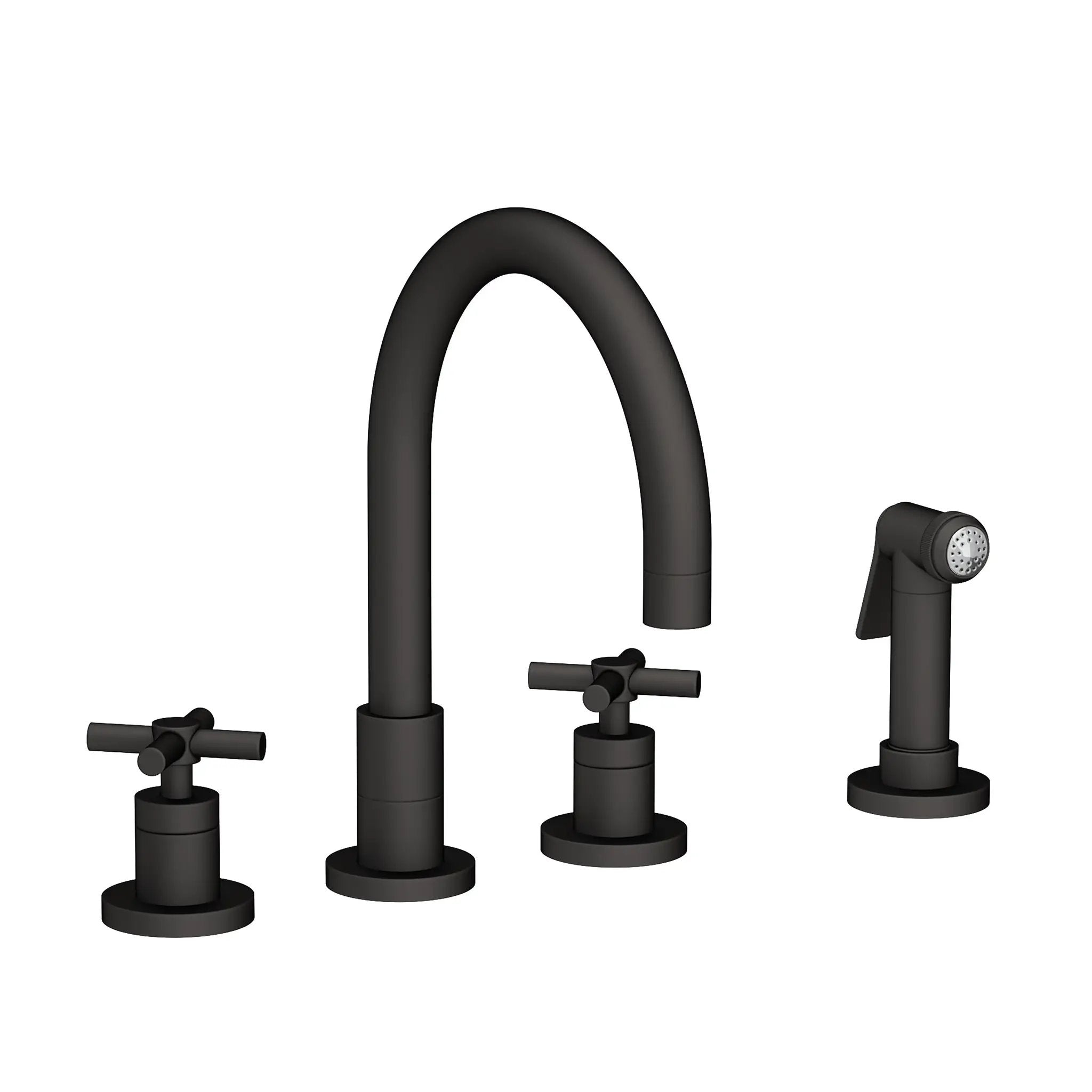 Newport Brass East Linear Kitchen Faucet with Side Spray by Newport Brass