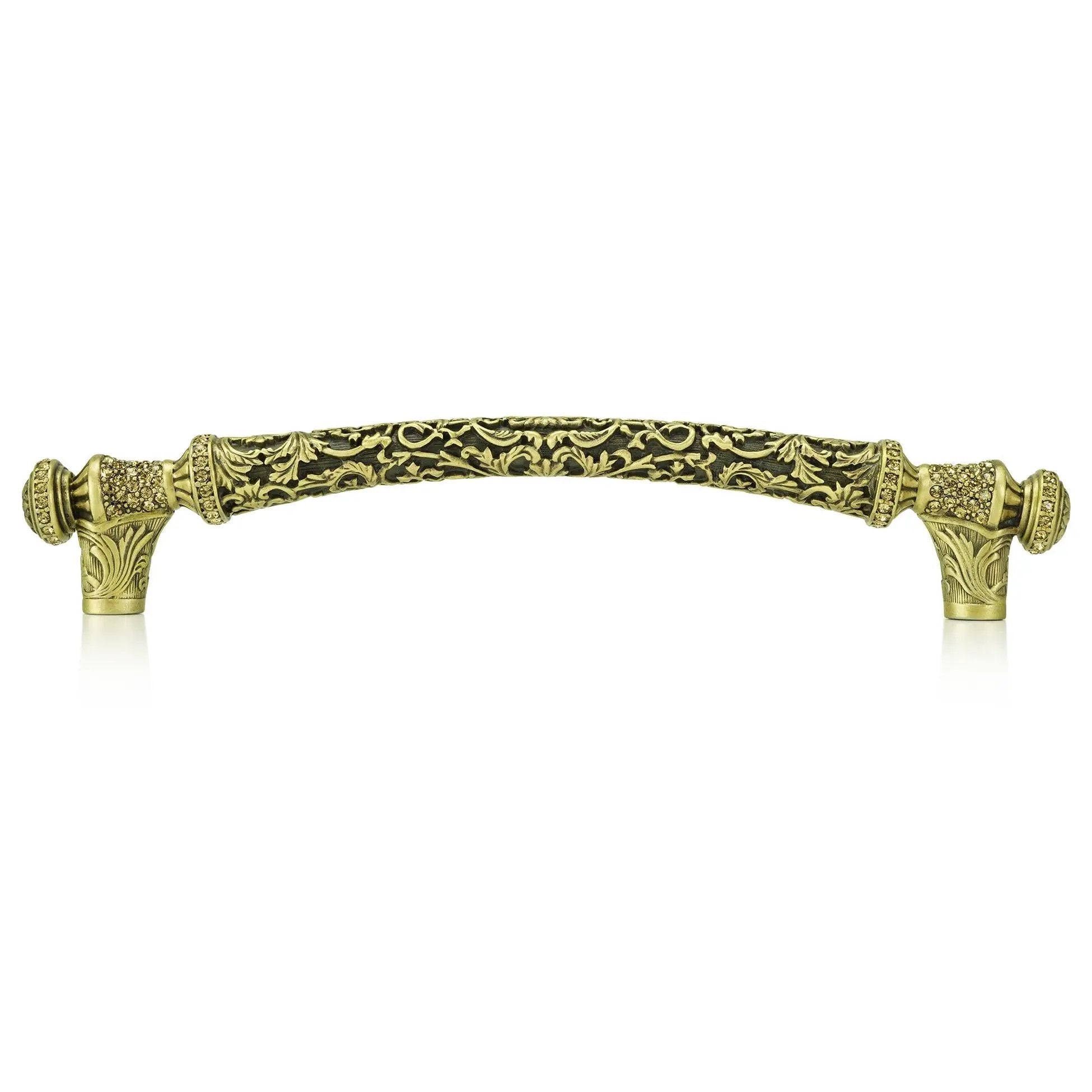 burnish brass pull