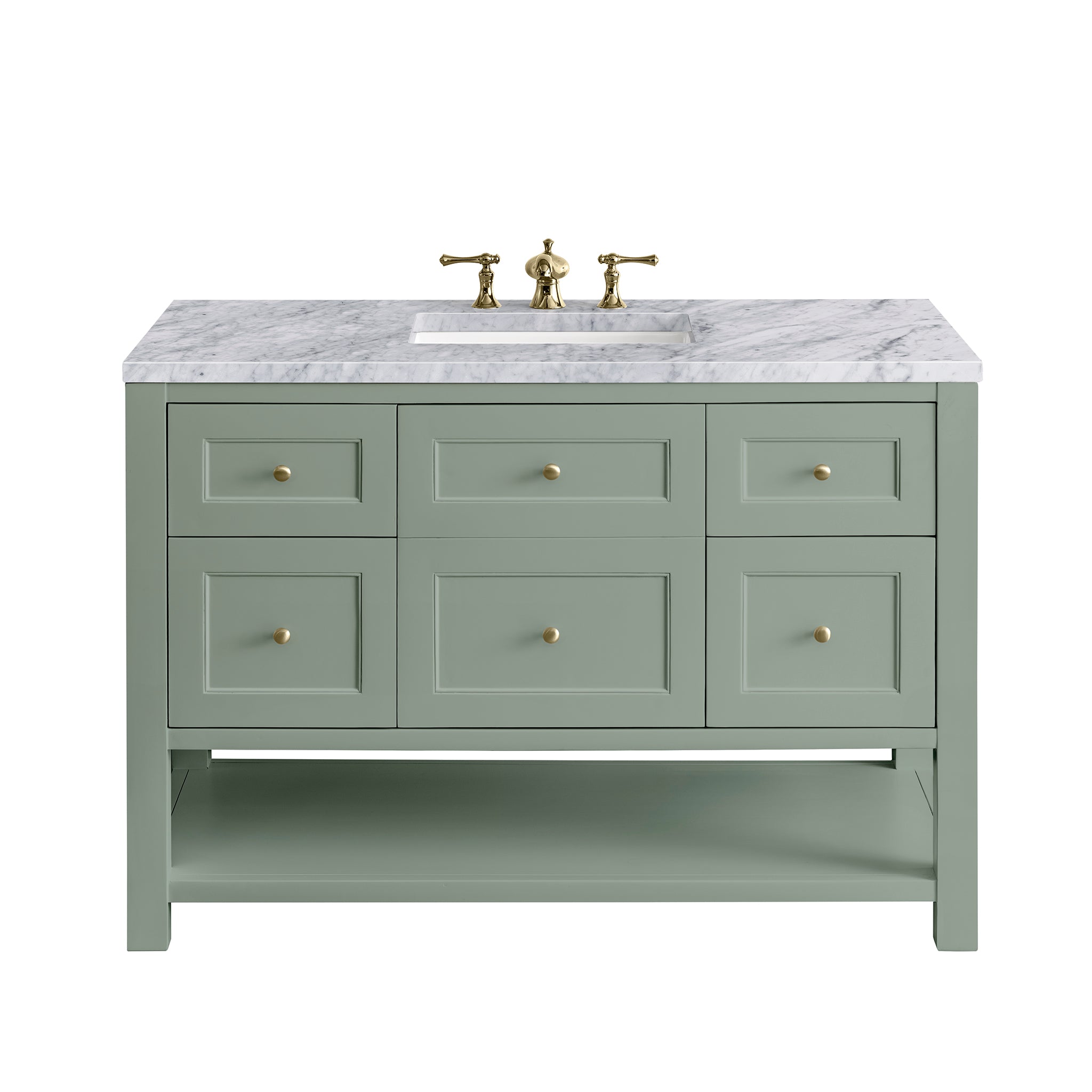 James Martin Vanities Breckenridge 48" Single Vanity - Smokey Celadon