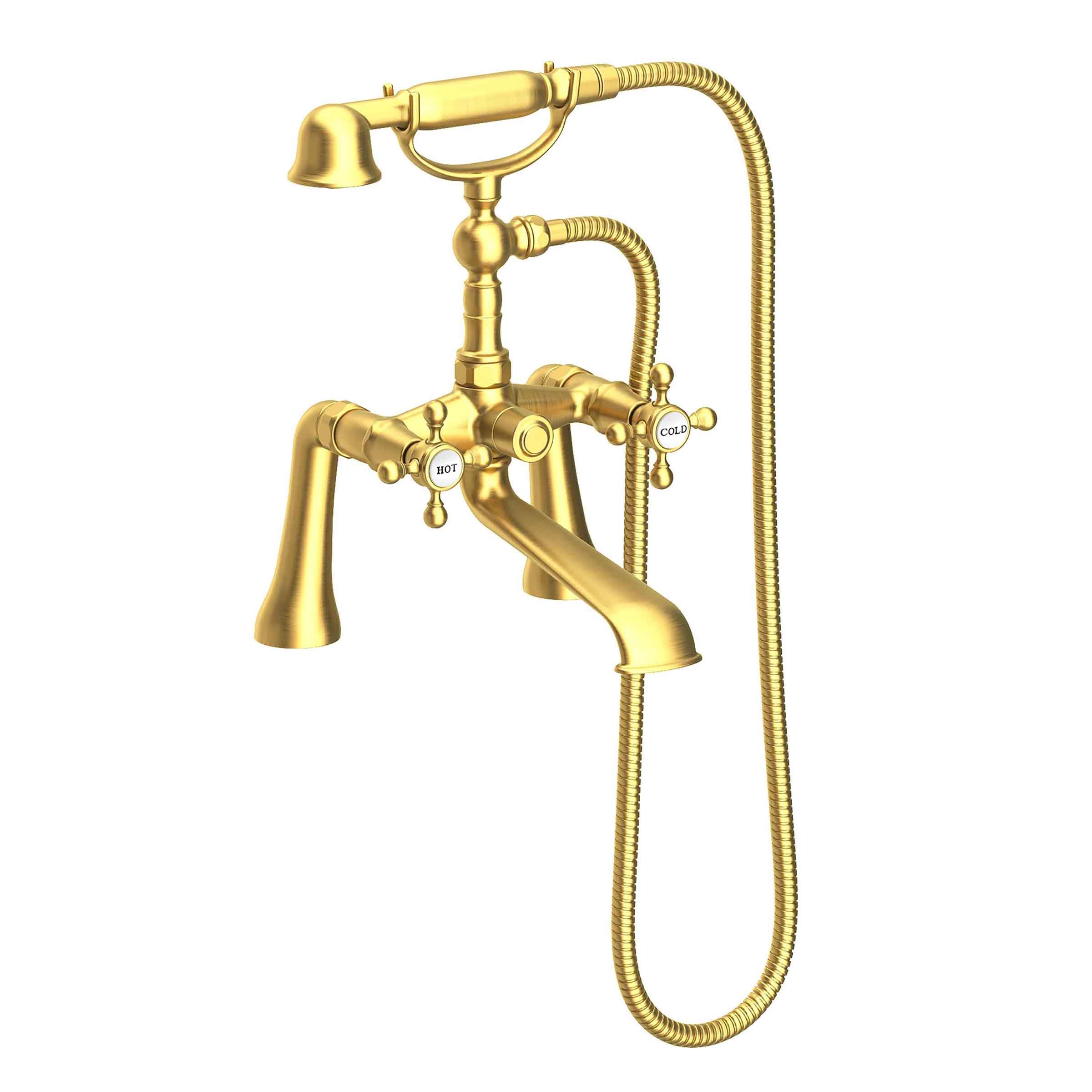 Newport Brass Chesterfield Exposed Tub & Hand Shower Set - Deck Mount