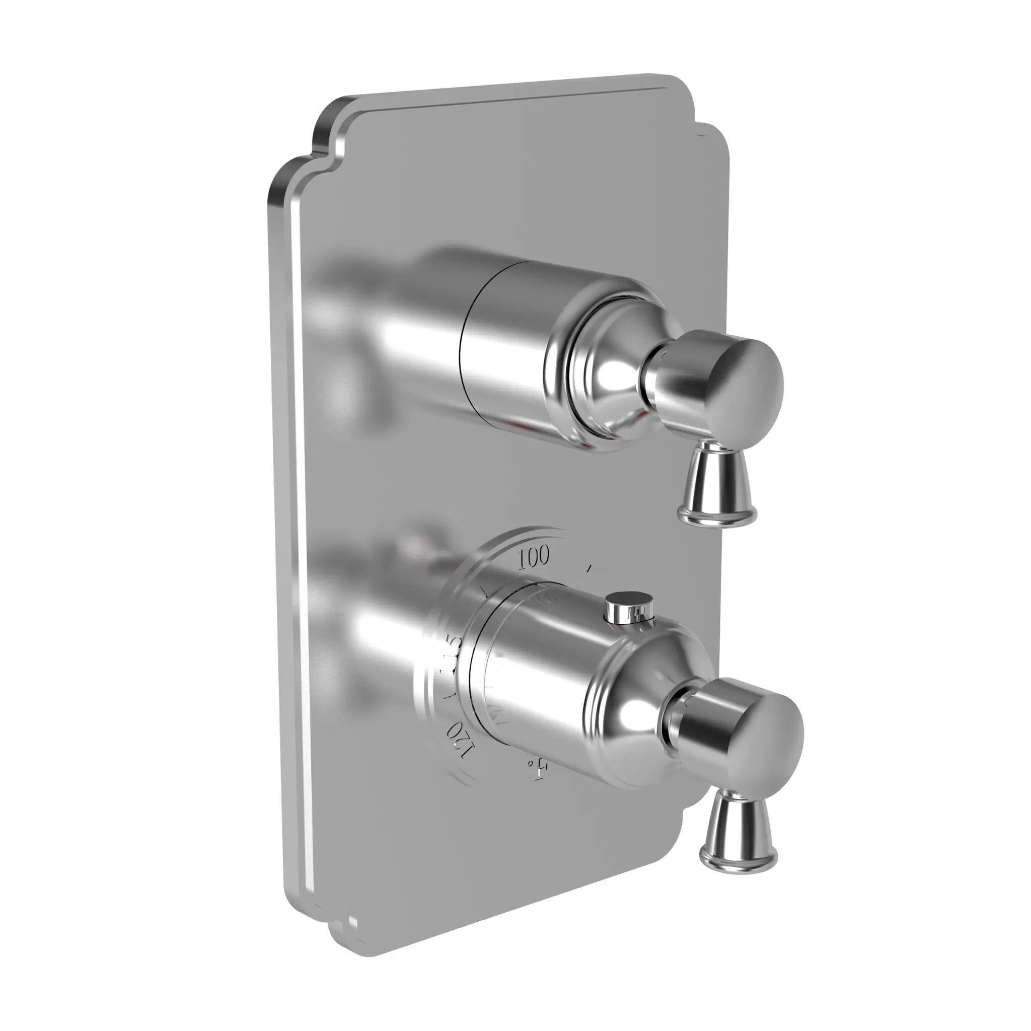 polished chrome trim plate