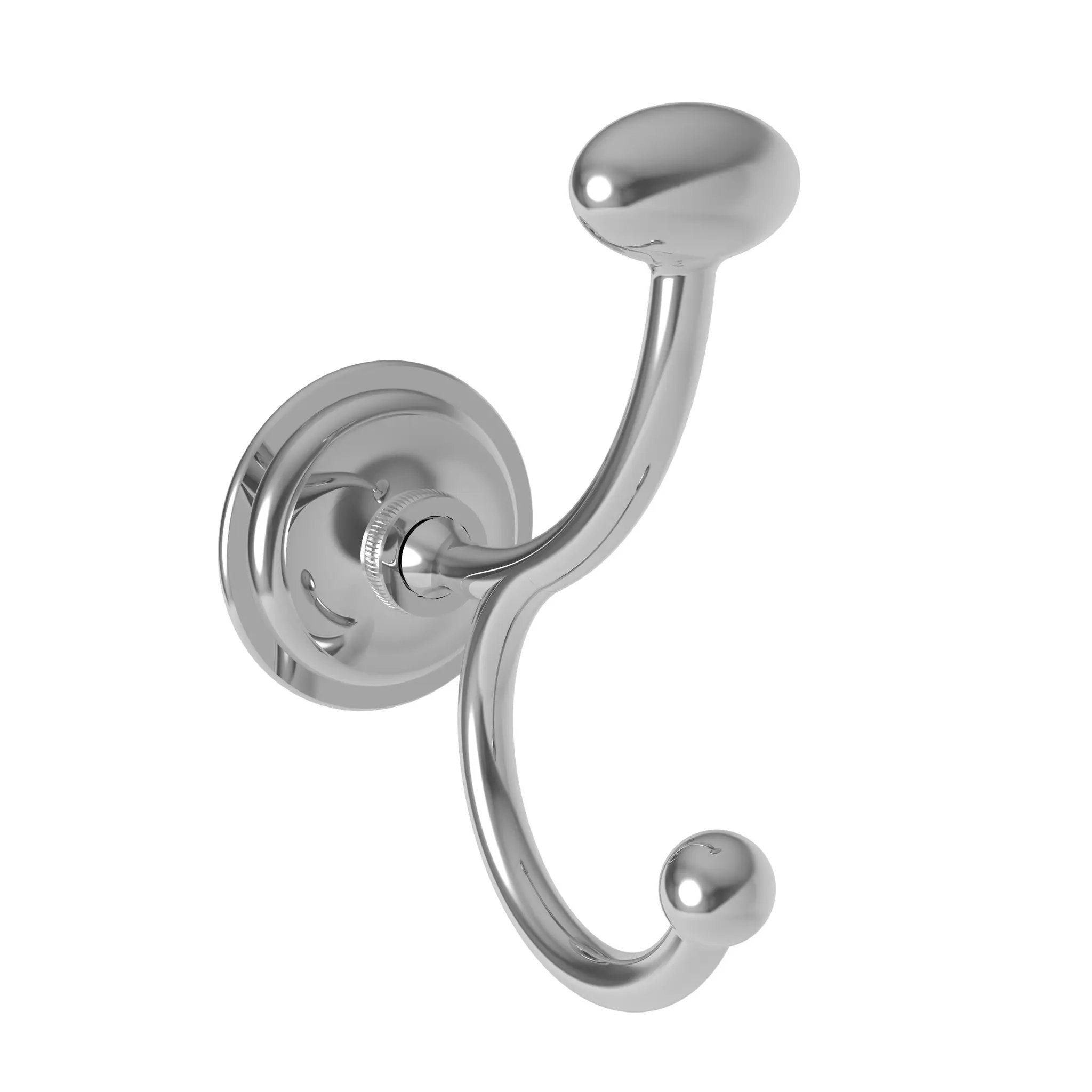 polished chrome robe hook
