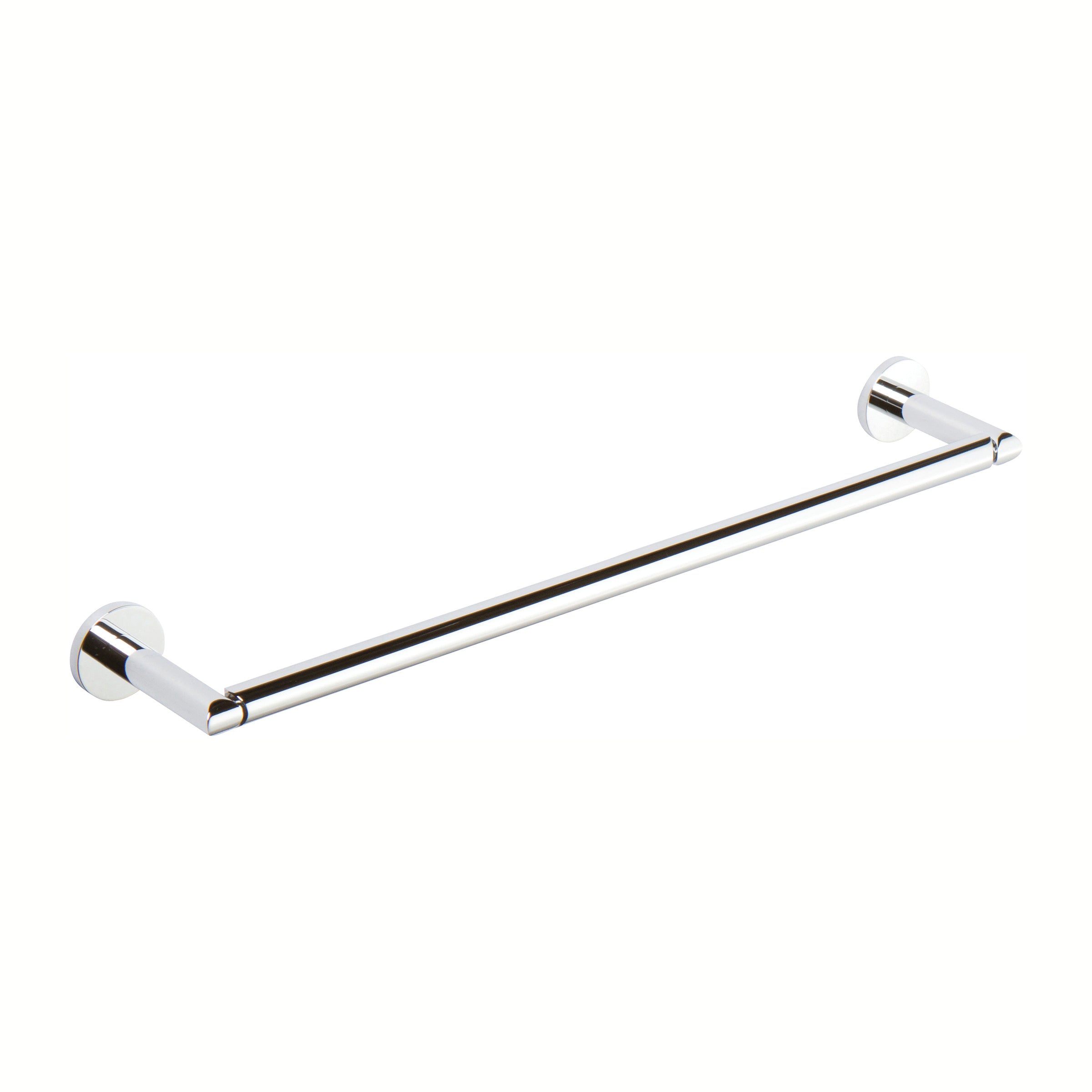 polished chrome towel bar